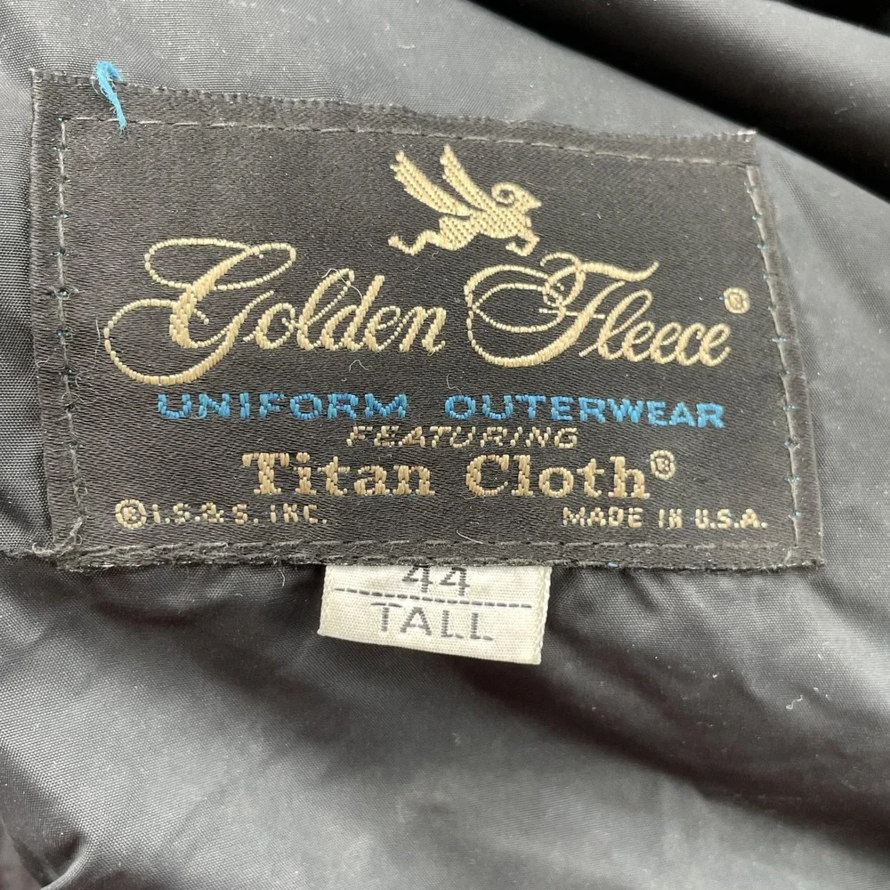 Vintage Golden Fleece Sheriff Jacket Men 46 Tall Flathead Montana Police Uniform